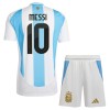 Oficiální Fotbalový Dres Argentina Messi 10 Domácí 2024 pro Děti